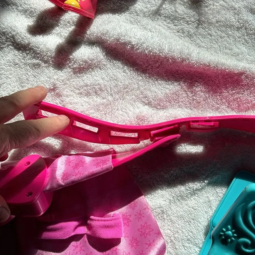 Sunny Day bundle of doll styling van stylist belt curling iron flat iron euc